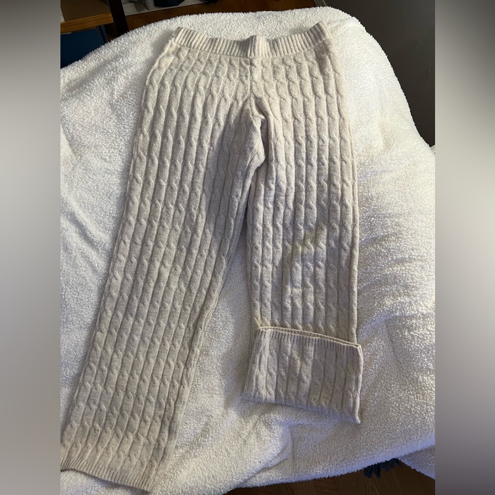 H&M Cable Knit Super Soft Lounge Pants